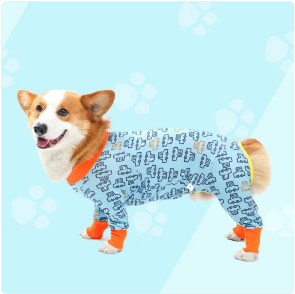 Dog Long Sleeve Homewear Pet Four-legged Clothes