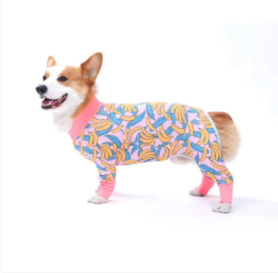 Dog Long Sleeve Homewear Pet Four-legged Clothes
